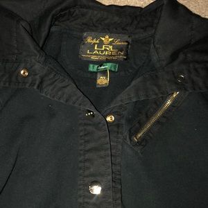 Exclusive Ralph Lauren small black top vintage LRL